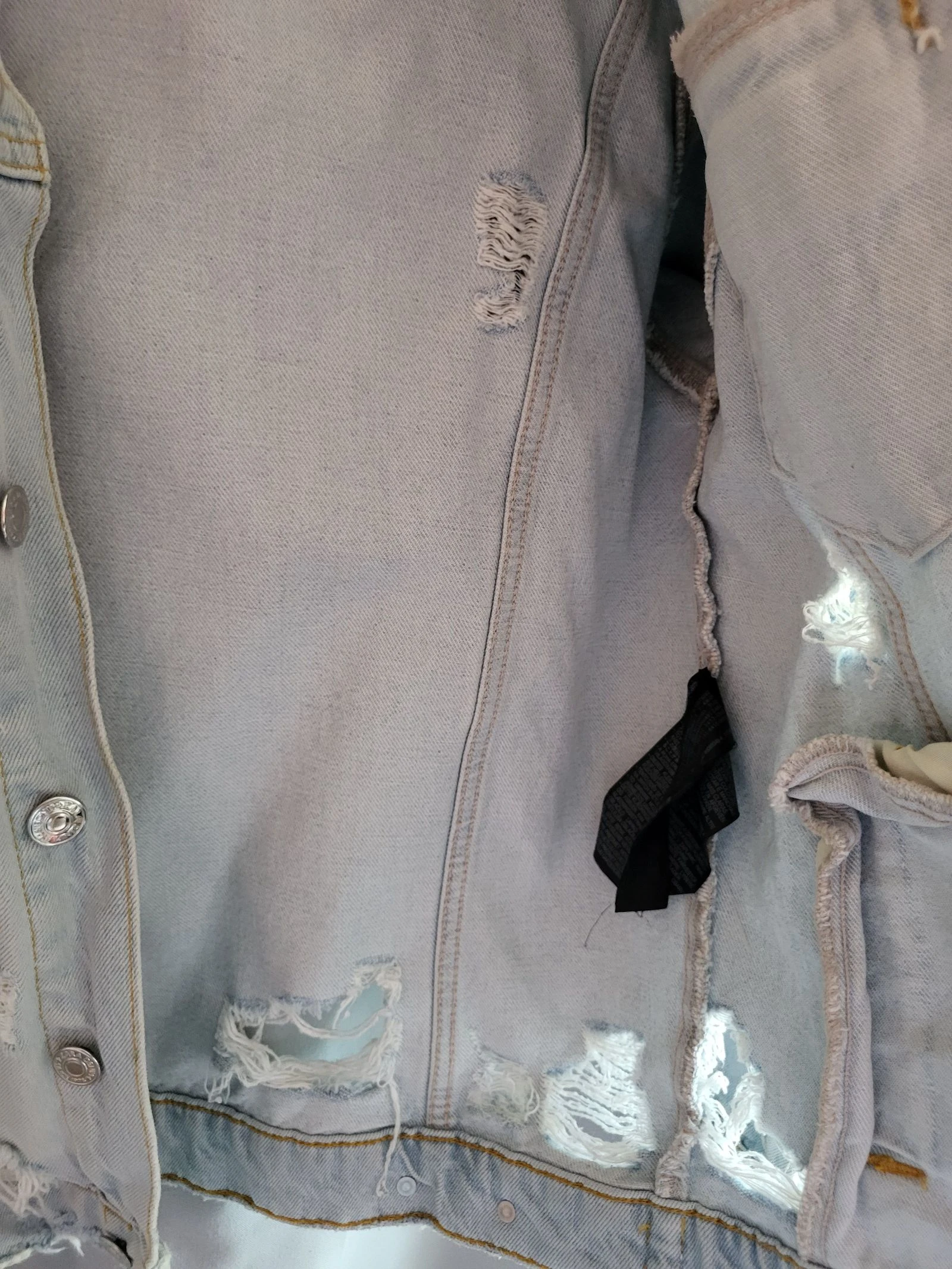 Distressed denim jacket Zara – photo 6